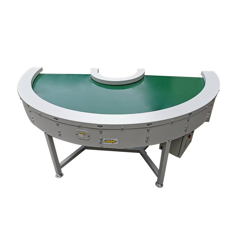 东莞源头厂家直销180度环形转弯机 轻型包装厂导轮转角输送机图5