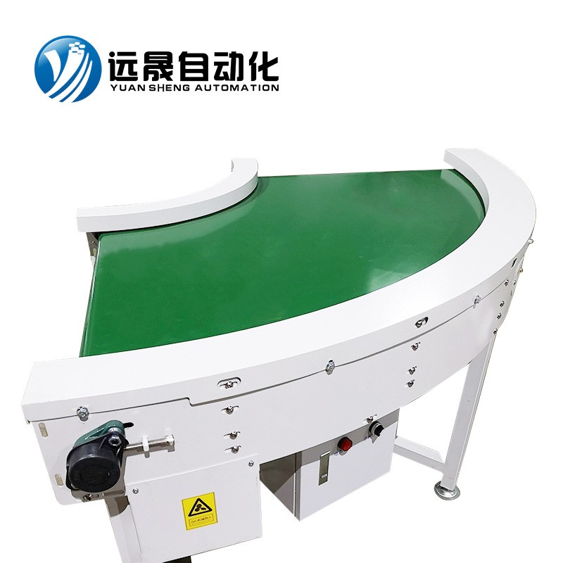 厂家供应环形90度度导轮式拐角机 食品行业皮带转弯机图2