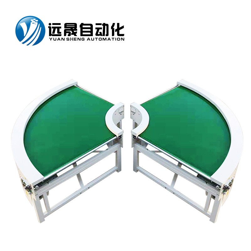 厂家供应环形90度度导轮式拐角机 食品行业皮带转弯机图5