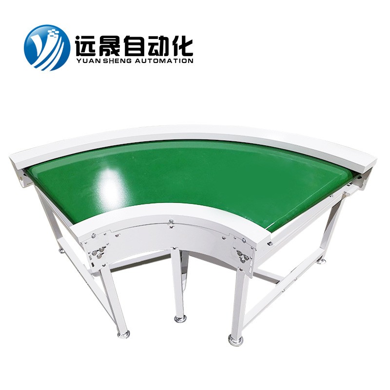 厂家供应环形90度度导轮式拐角机 食品行业皮带转弯机图4