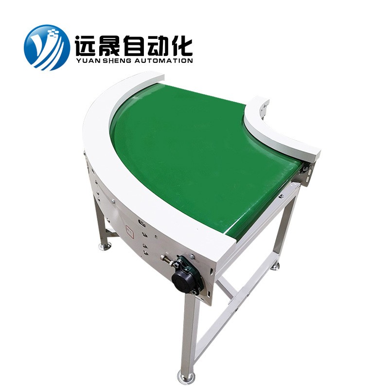 厂家供应环形90度度导轮式拐角机 食品行业皮带转弯机图3