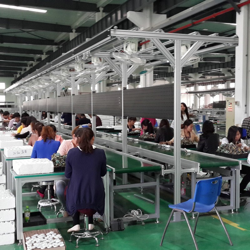 电子产品装配线PVC皮带输送线产品组装装配线生产线 条形台皮带线图4