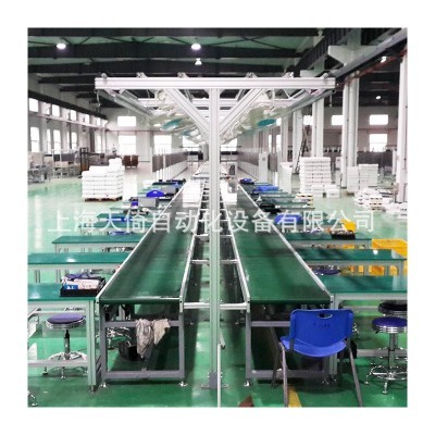 批发物流自动分拣线 小型皮带输送机 防静电皮带生产线皮带分拣线图4