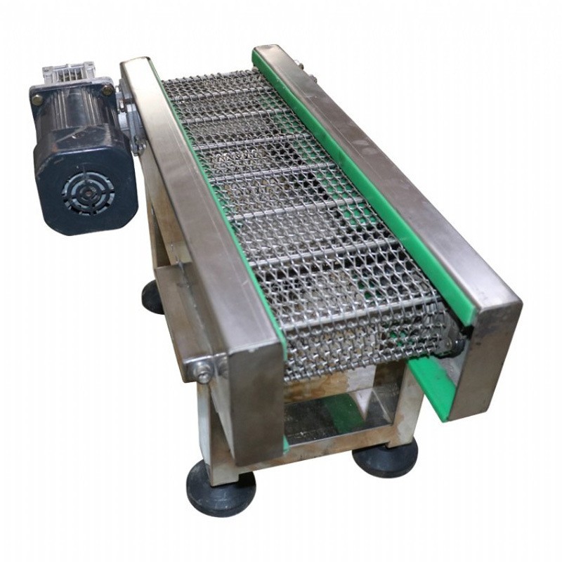 不锈钢网带输送机厂家供应豆干冷却传送带蔬菜清洗机流水线输送带图5