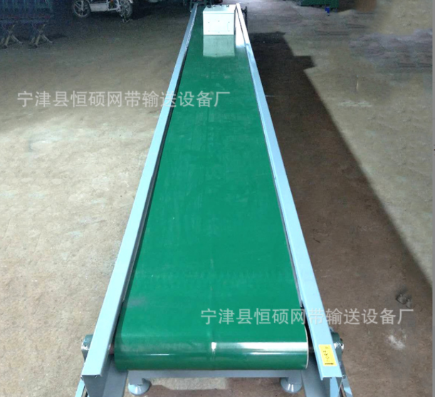 小型防静电皮带输送机注塑机输送线快递物流分拣移动式皮带输送机图2