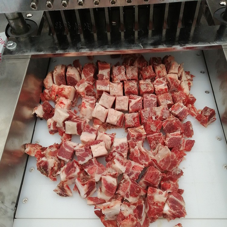 切鸡块机 全自动多功能剁鸡块机 商用电动排骨猪肉冻鸡牛肉切块机图3