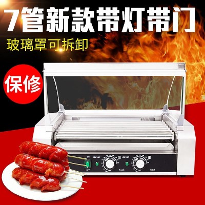 烤肠机商用台湾热狗机全自动烤香肠机台式小型烤火腿肠机恒温代发