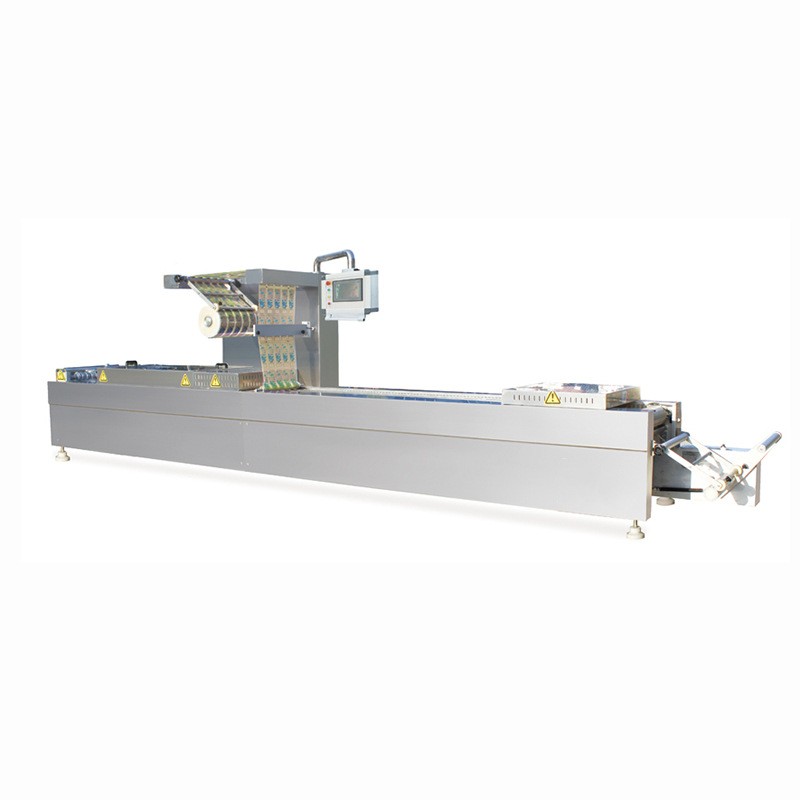 水果黄桃全自动拉伸膜真空包装机 即食袋装水果自动真空封口机图5