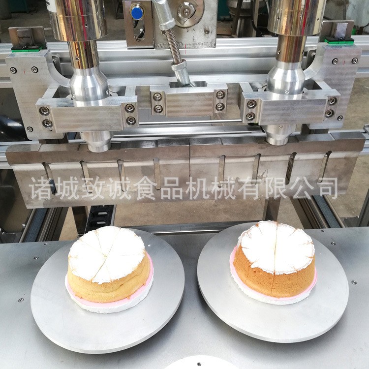 自动旋转食品切割机 双刀粘性休闲食品切块机 超声波蛋糕切割机图3