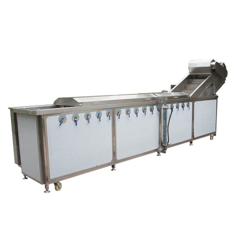 厂家供应商用蔬菜杀青机 全自动蒸煮漂烫机 巴式杀菌流水线图4