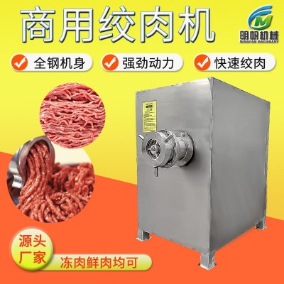 肉馅肉粒绞制碎肉机 鲜肉牛羊肉脯灌肠绞肉器 商用大型冻肉绞肉