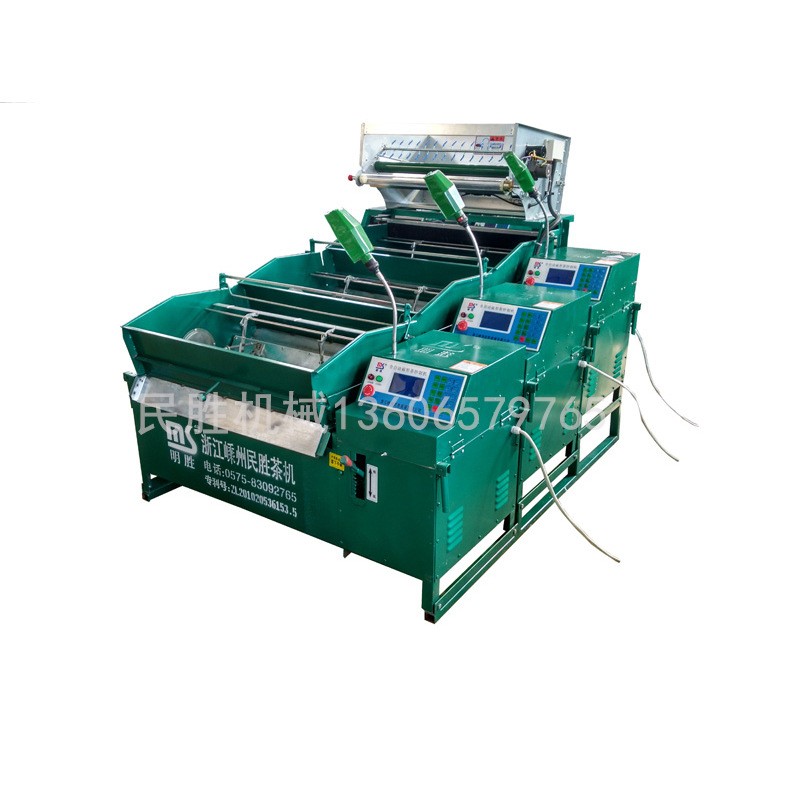 全自动智能扁形茶炒制机 多功能高品质名茶控温杀青理条机图3