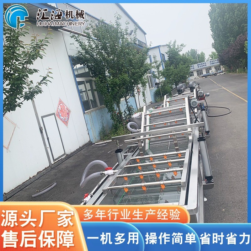 预制菜加工设备 果蔬清洗机多功能大枣辣椒气泡喷淋清洗机 洗菜机图4