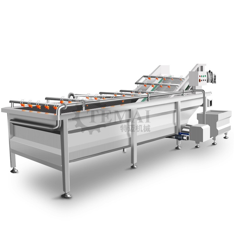 全自动果蔬气泡清洗机 商用水果蔬菜清洗机 气泡喷淋洗菜机设备图5