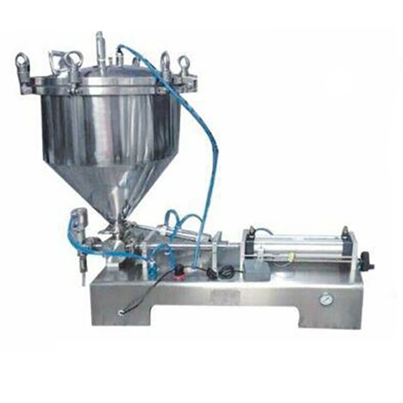 温州创益厂家供应立式加压灌装机压力料斗压力灌装机液膏体分装机图5