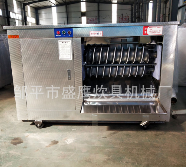 销售多功能圆馒头机全自动商用仿手工圆馍馍机大型对辊馒头机图4
