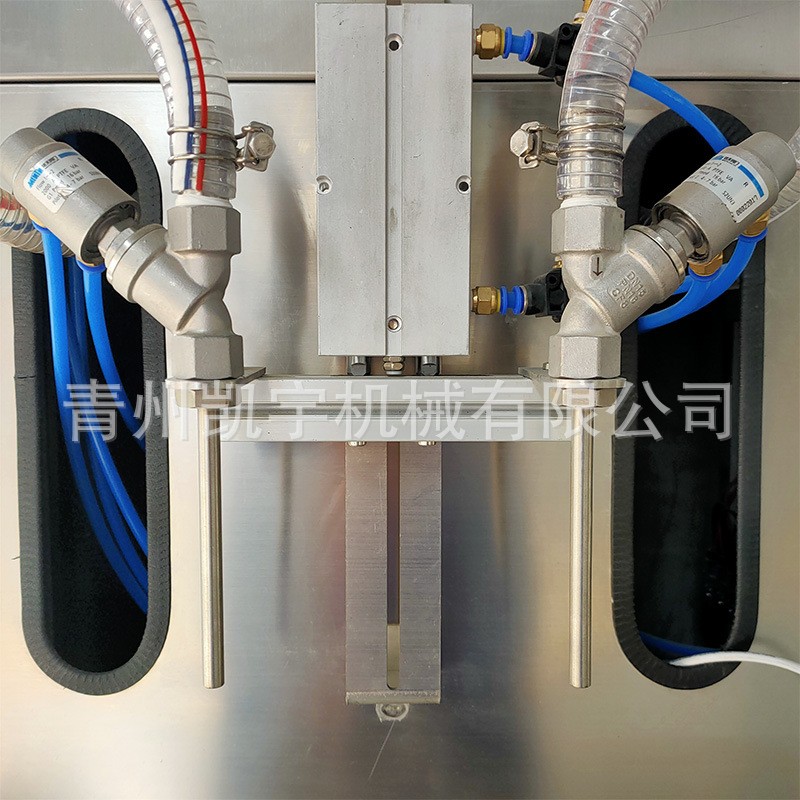 小型酒精灌装机 双头四头半自动灌装机 白酒酱油醋液体灌装机图2