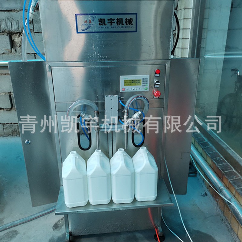 小型灌装机 双头四头半自动灌装机 白酒酱油醋灌装机图2