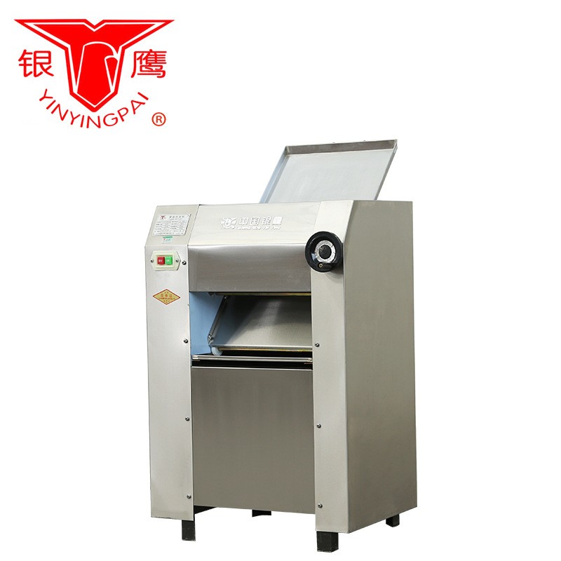 银鹰厂家供应YP350500压面机商用不锈钢揉面压皮机 包邮送货图5