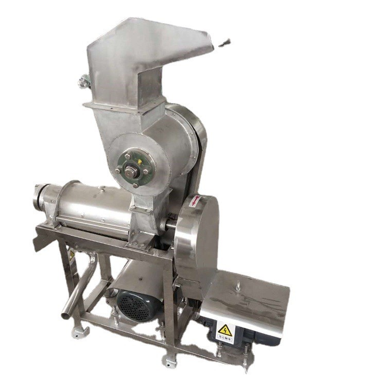 果汁鲜果加工榨汁机 苹果梨子破碎打汁设备 不锈钢高产量榨汁机图4