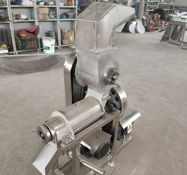 果汁鲜果加工榨汁机 苹果梨子破碎打汁设备 不锈钢高产量榨汁机图5