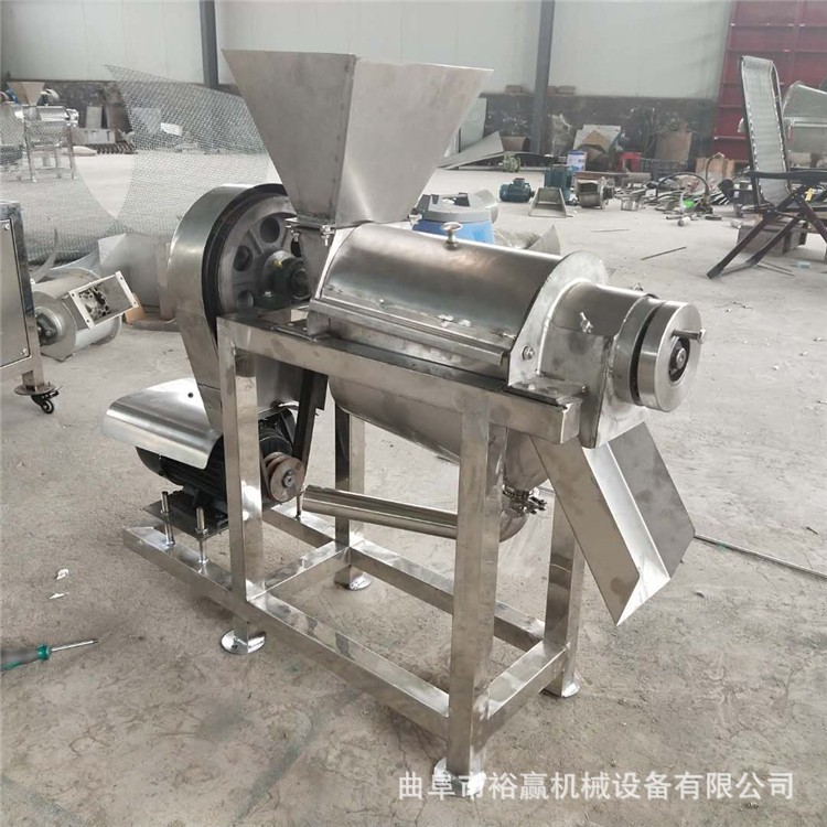 厂家供应鲜果榨汁机 大型商用草莓芒果挤汁设备 工厂果汁加工