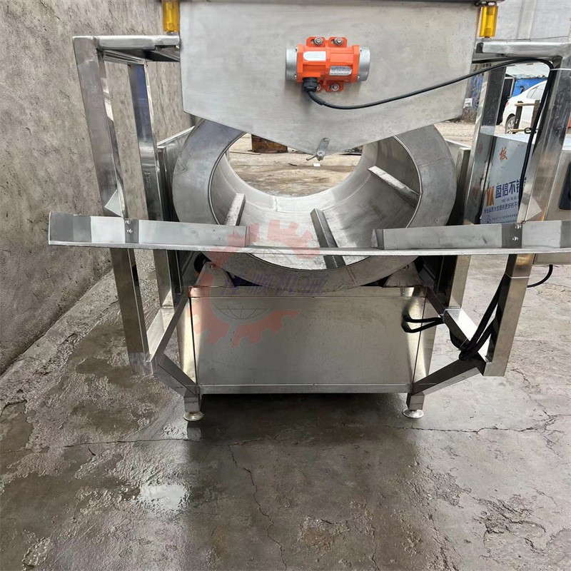 锅巴土豆片上浆机 新型滚筒上粉设备 全自动刀鱼段裹粉机直供图4