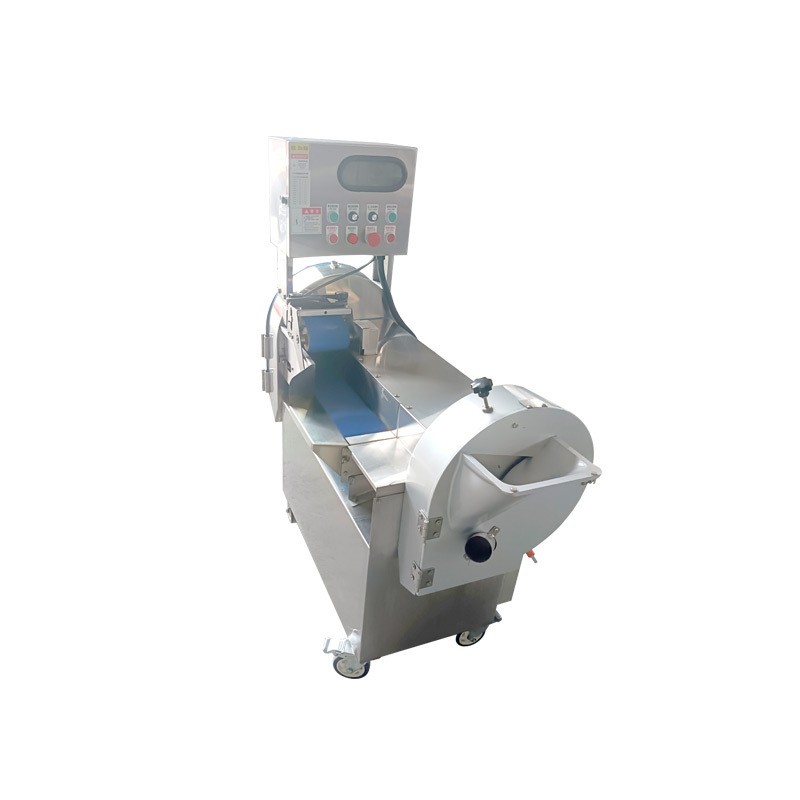 竹笋切丁切片机 大型餐馆果蔬切块切丝机 商用电动多功能切菜机图4