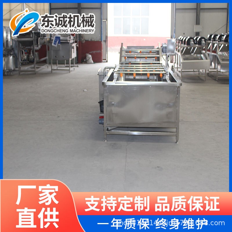 多功能商用洗菜机 喷淋式中药材气泡清洗机 果蔬全自动清洗流水线图2