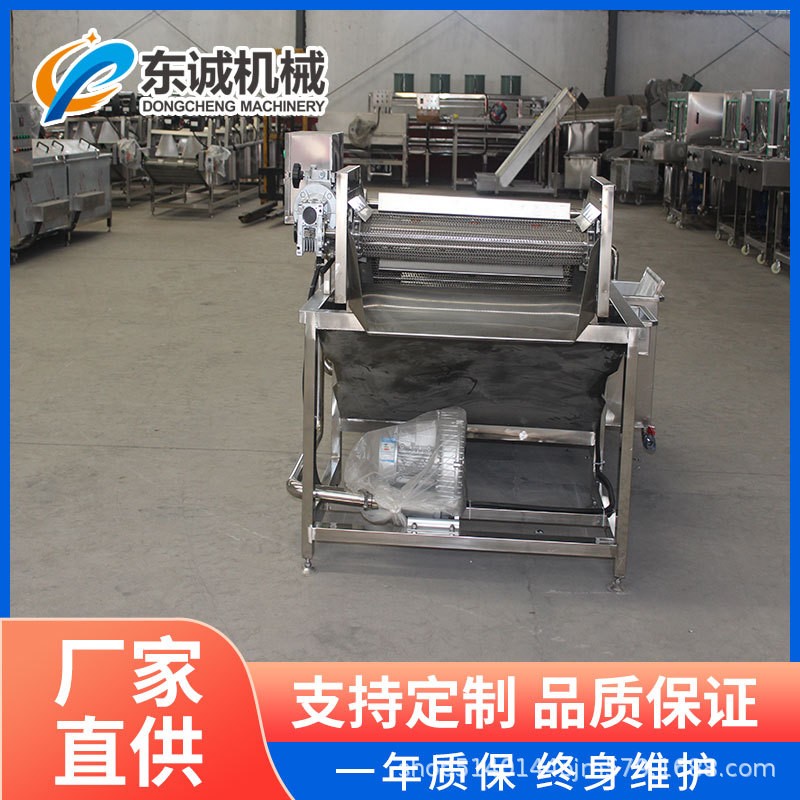 多功能商用洗菜机 喷淋式中药材气泡清洗机 果蔬全自动清洗流水线图3