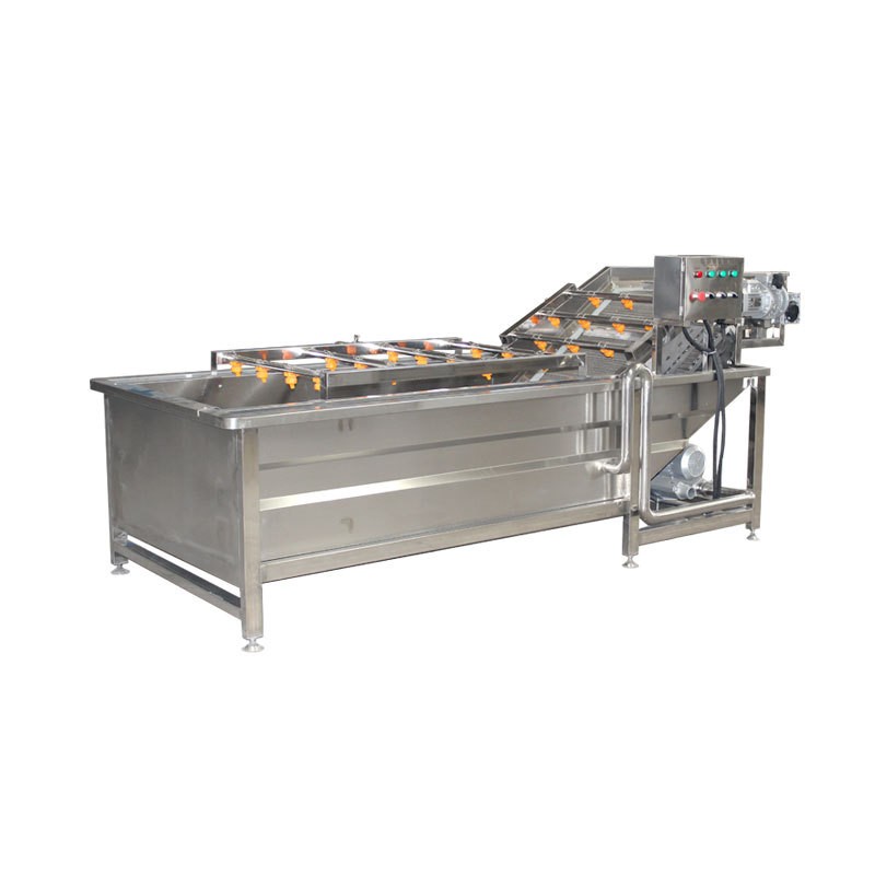 多功能商用洗菜机 喷淋式中药材气泡清洗机 果蔬全自动清洗流水线图5