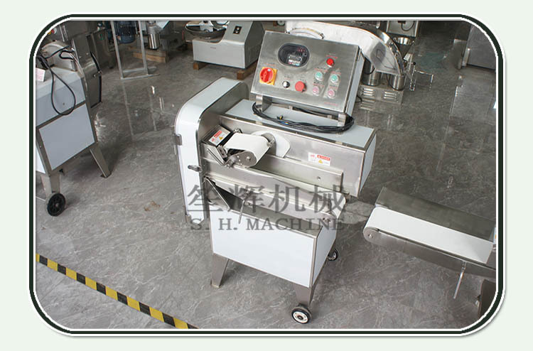 销售工业 冻肉制品剁块机鸡鸭带骨连续切丁机切豆皮设备 工厂