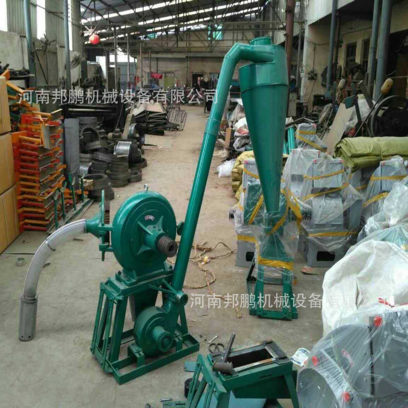 自吸玉米粉碎机 自动吸料粮食细磨机玉米谷类打面机 大料食品磨面图2