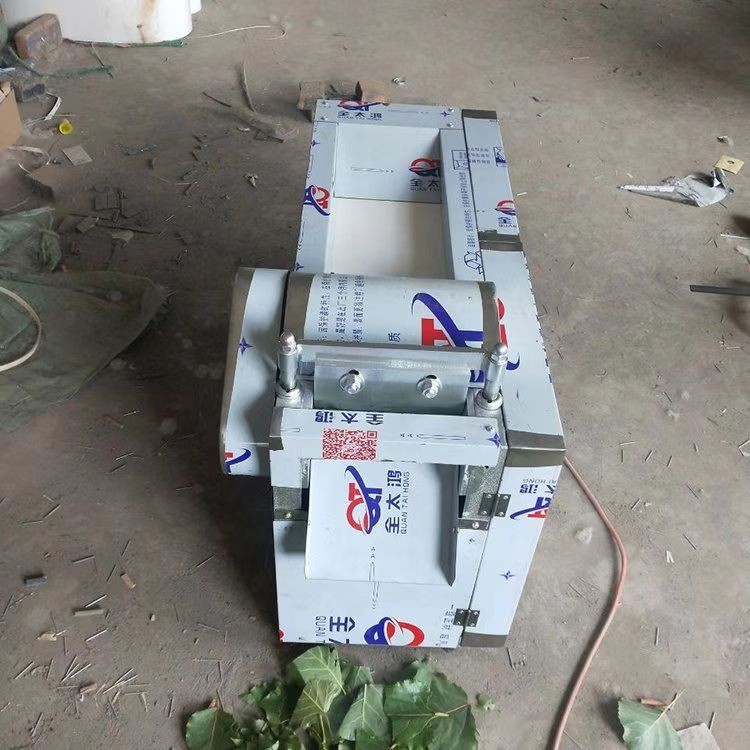 中药材切片机切段机电动中草药藤条根茎切斜片机牛肉干粉条切断机图2