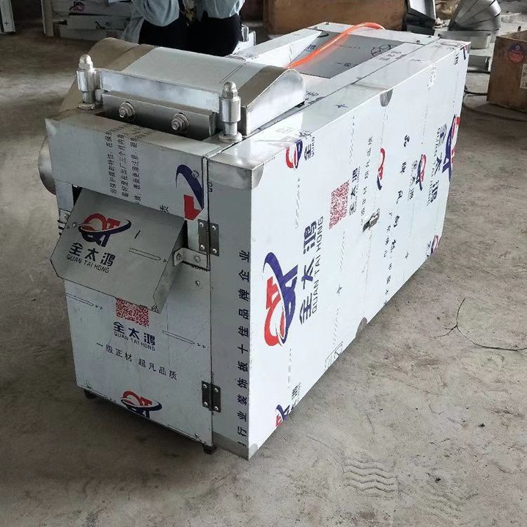 中药材切片机切段机电动中草药藤条根茎切斜片机牛肉干粉条切断机图5