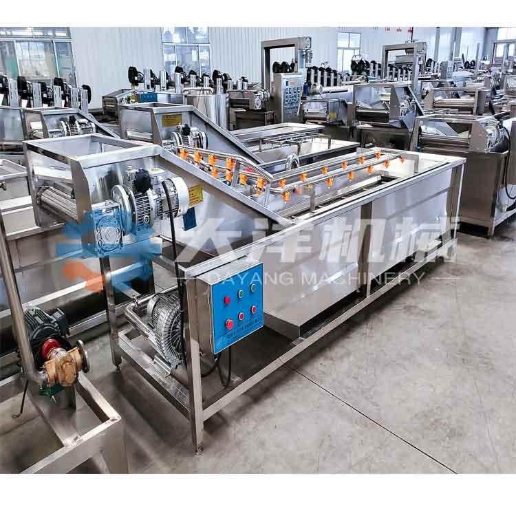 果蔬清洗机商用气泡高压喷淋洗菜机全自动超声波果蔬净菜加工设备图4