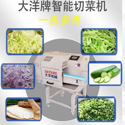 智能切菜机 带调速型山药切片设备尺寸可调 切葱段机器