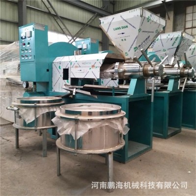 125型全自动榨油机 油坊大型商用多功能榨油机 冷热两用油脂设备