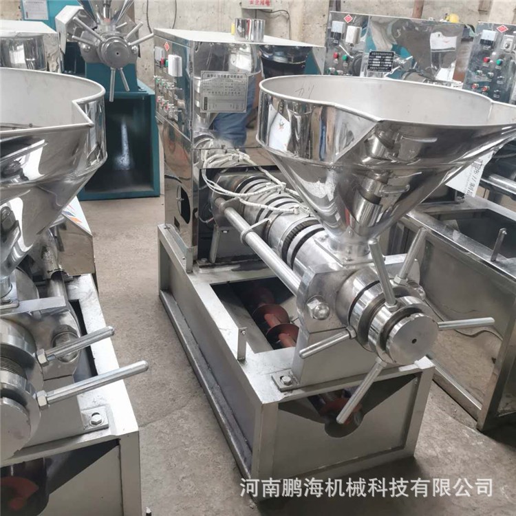 125型全自动榨油机 油坊大型商用多功能榨油机 冷热两用油脂设备图2