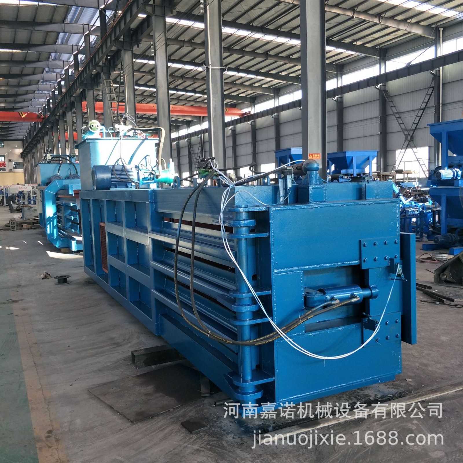 新型金属多功能打包机 全自动纸箱压缩打包机 卧式液压废纸打包机图5