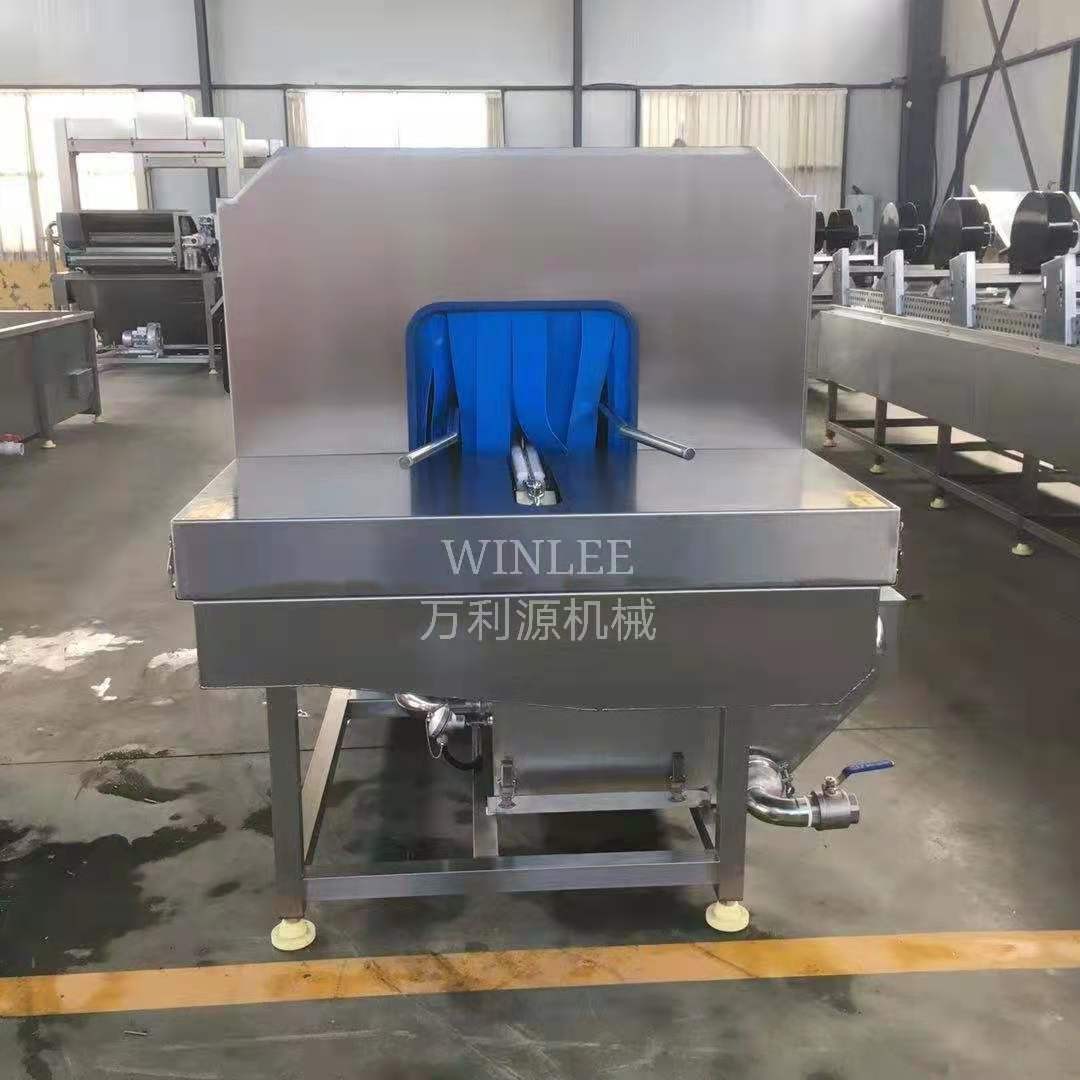 厂家直供塑料筐清洗设备 预制菜周转筐清洗机 商用洗筐机图3