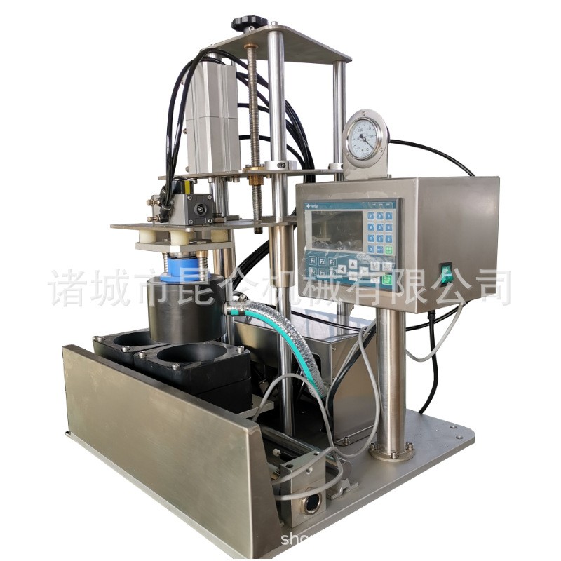 真空旋盖机螺旋盖玻璃罐铁盖包装机拧盖机玻璃瓶燕窝老干妈锁盖机图3