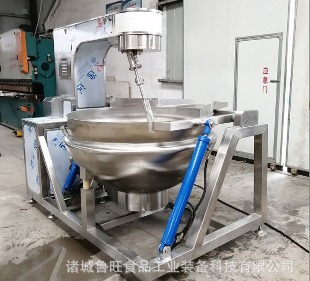 供应行星搅拌炒菜机 全自动旋转炒菜机 商用行星搅拌炒面粉炒锅图2