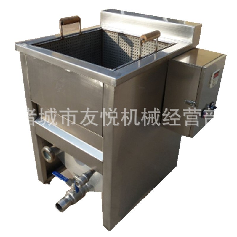 肉脂渣油炸机现货 半自动油炸机 食品油炸机价格 熟食肉类油炸机图5