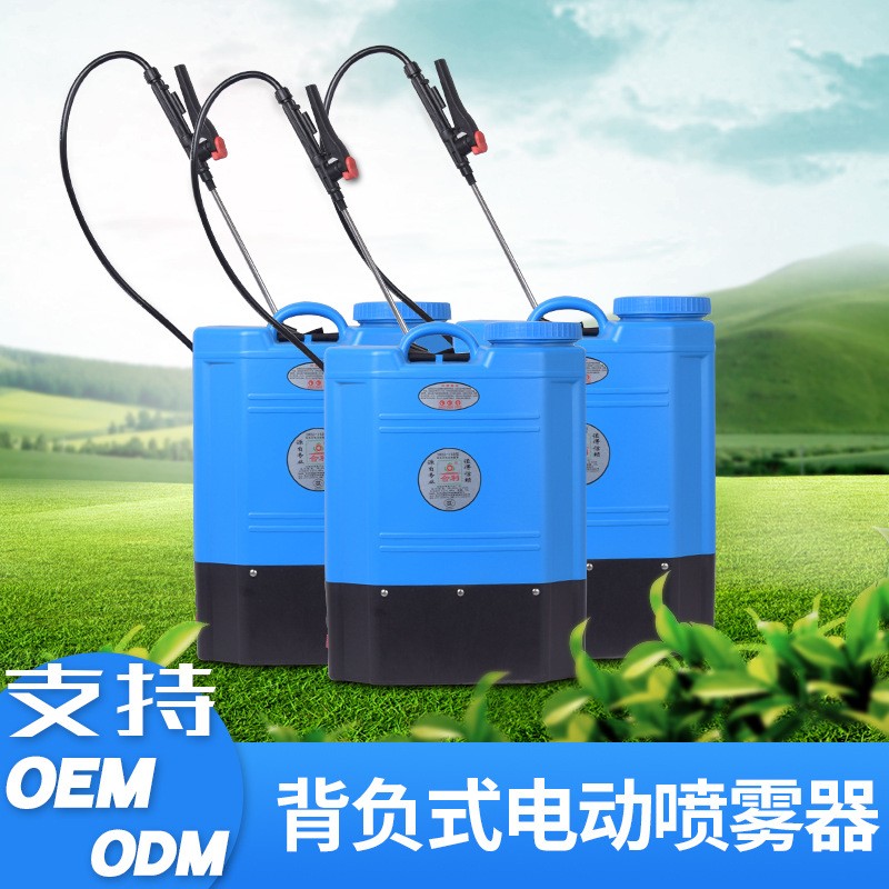 新款高强度抗压喷雾器多喷头防疫消毒机便携式打农药机智能打药桶