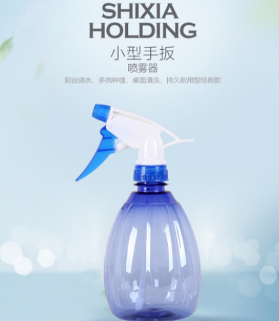 市下牌500ML手扣式微型喷壶家用浇花清洁塑料喷壶图2