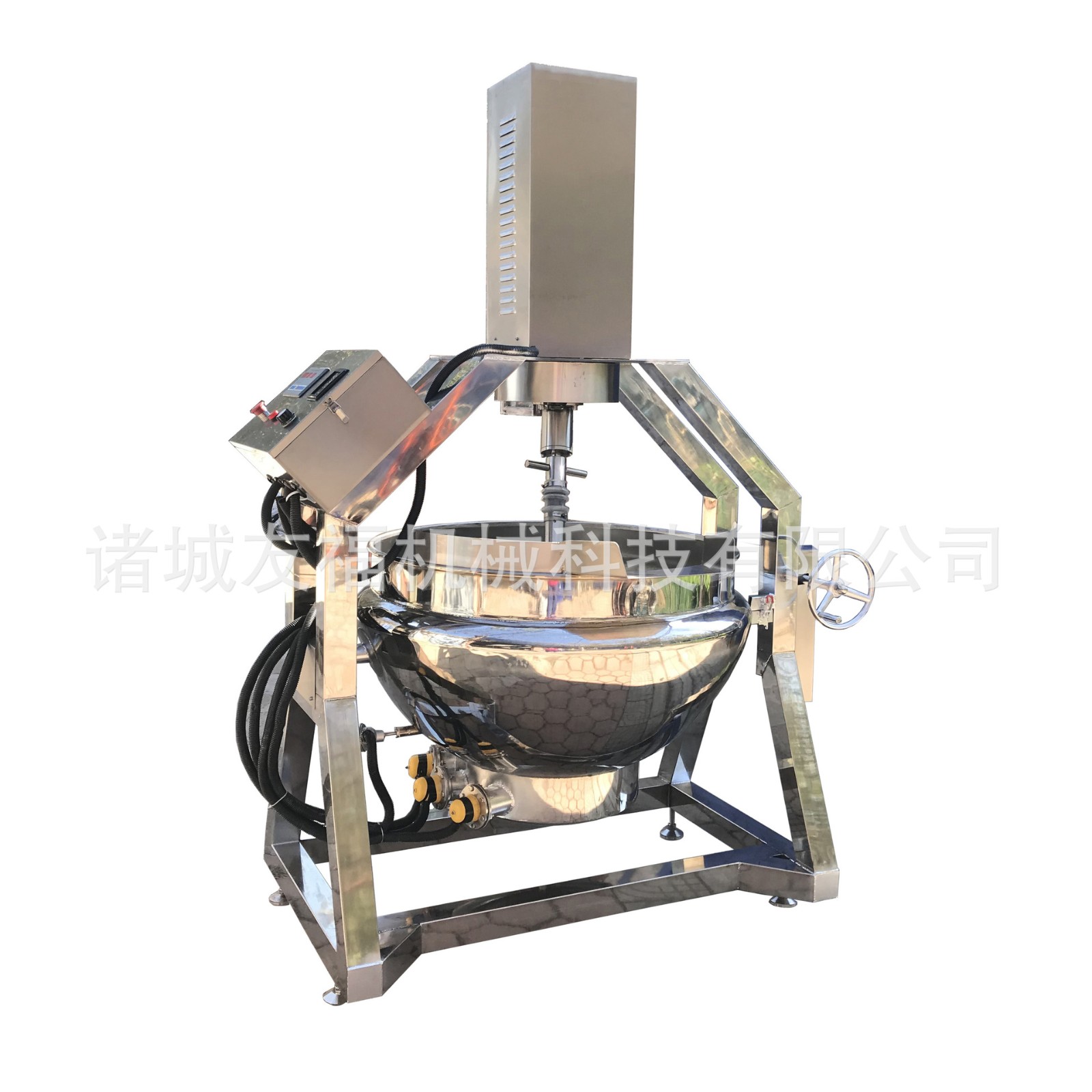 豆沙枣泥馅料电加热行星搅拌炒锅 电加热炒料机 阿胶糕熬制炒锅图5