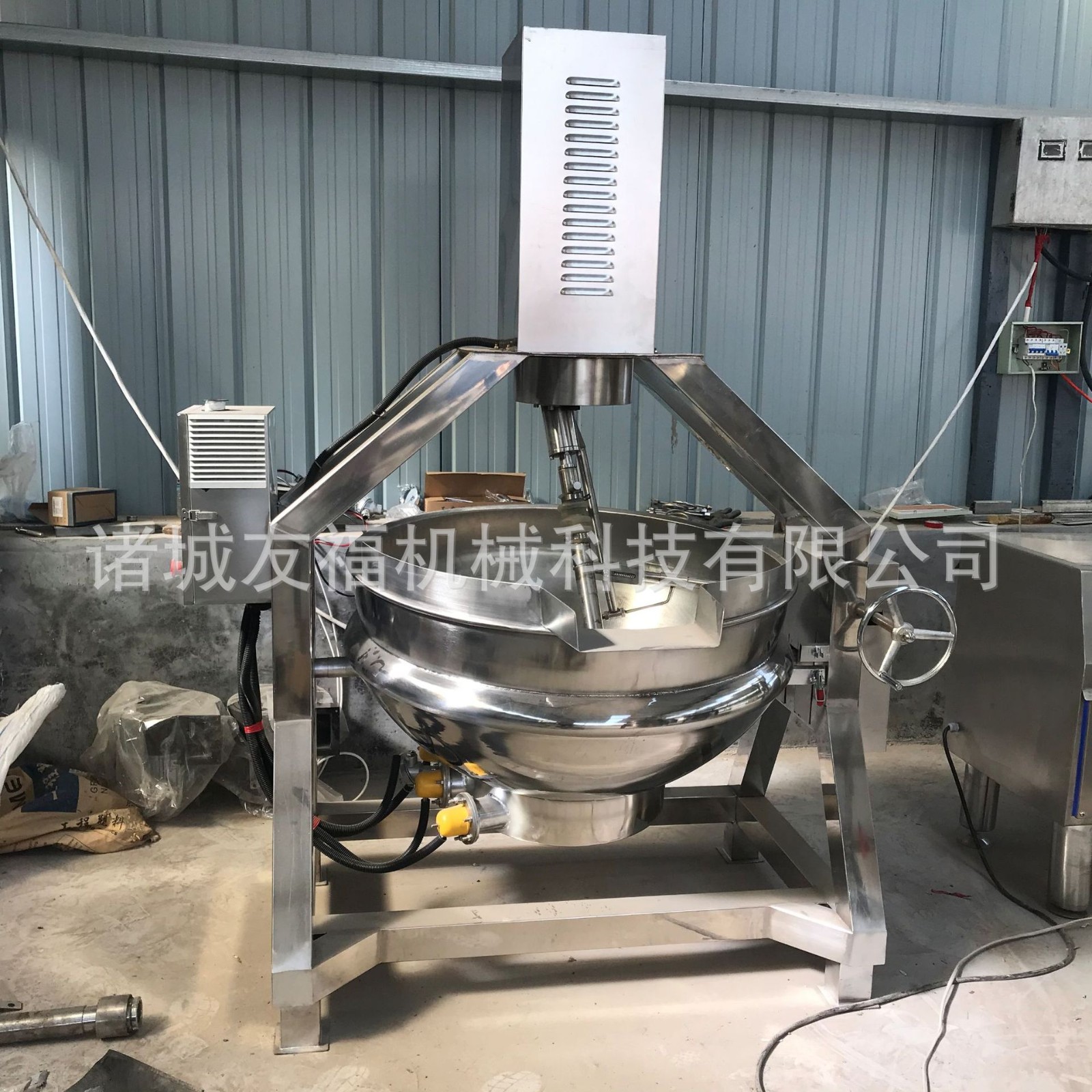 豆沙枣泥馅料电加热行星搅拌炒锅 电加热炒料机 阿胶糕熬制炒锅图4