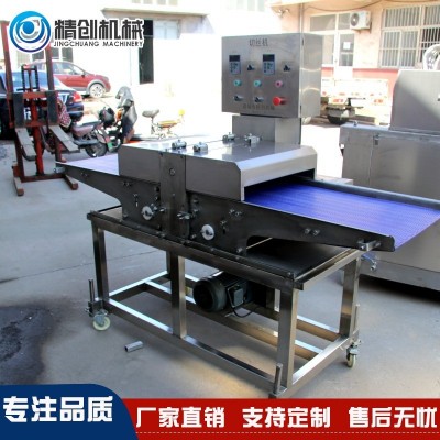 供应连续式雪花鸡柳切条机鸡大胸鸡脯肉切条机鱿鱼切条切丁机