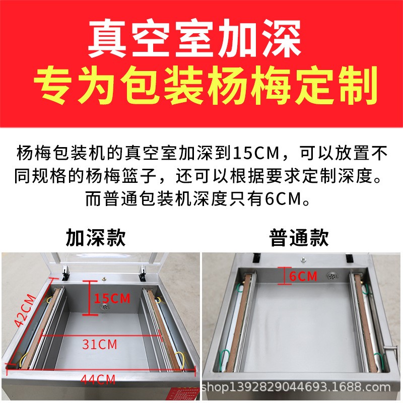 加深400单室杨梅包装机充氮真空打包机粽子食品真空包装机图3